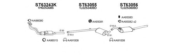 Система выпуска ОГ VENEPORTE 630136