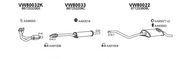 Система выпуска ОГ VENEPORTE 800163