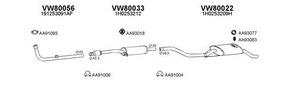 Система выпуска ОГ VENEPORTE 800168