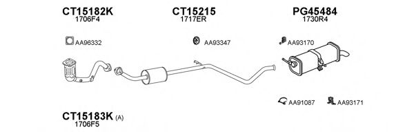Система выпуска ОГ VENEPORTE 450645