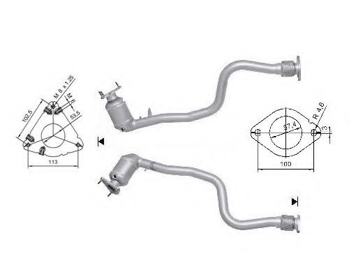 Катализатор MAGNAFLOW 76360