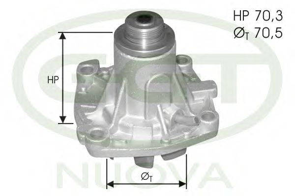 Водяной насос GGT PA12295