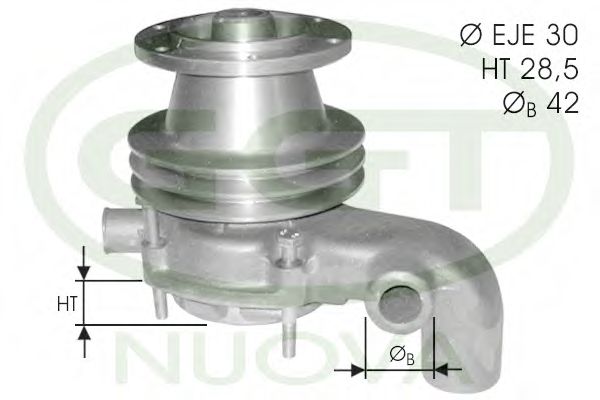 Водяной насос GGT PA12030