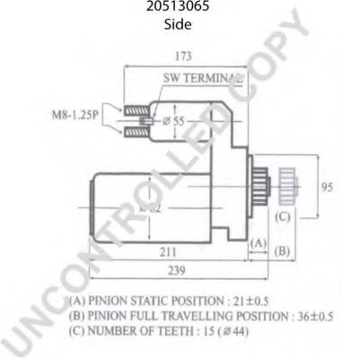 Стартер 555 18205