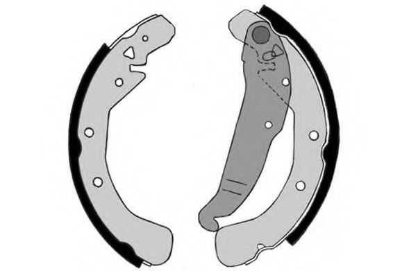 Комплект тормозных колодок, стояночная тормозная система RAICAM 7451RP