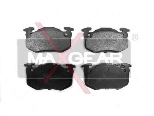 Комплект тормозных колодок, дисковый тормоз MAXGEAR 19-0473