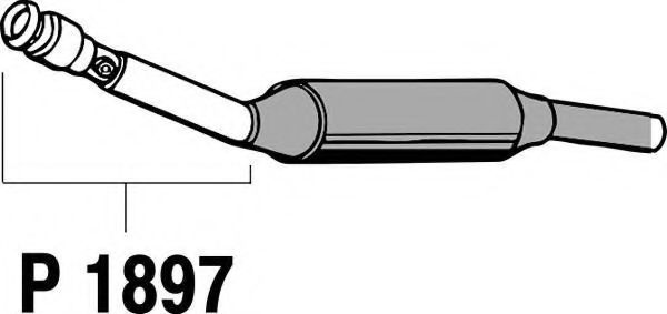 Труба выхлопного газа FENNO P1897