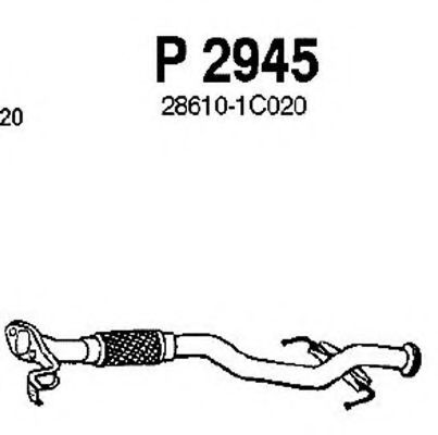 Труба выхлопного газа FENNO P2945