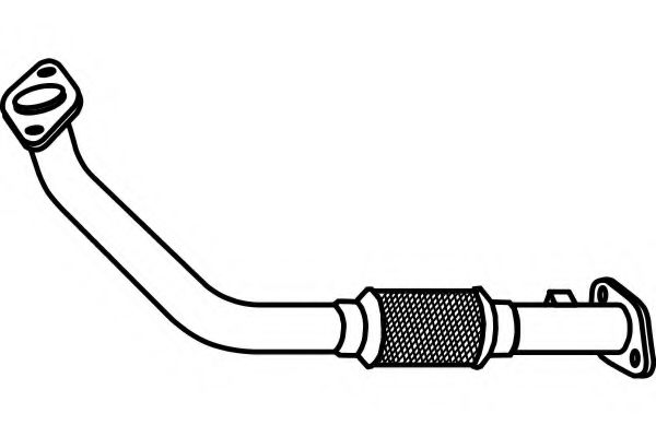 Труба выхлопного газа FENNO P3994