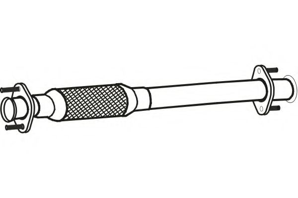 Труба выхлопного газа FENNO P5407