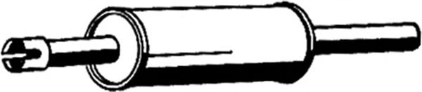 Средний глушитель выхлопных газов ASMET 03.068