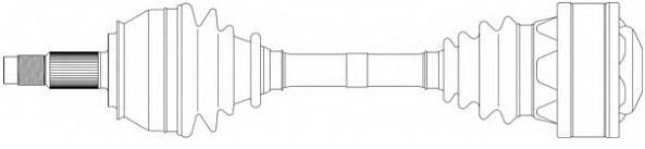Приводной вал SERCORE 12309