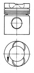 Поршень KOLBENSCHMIDT 90946600