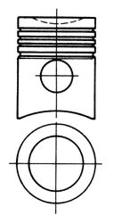 Поршень KOLBENSCHMIDT 91490600