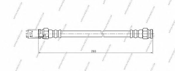 Тормозной шланг NPS M370A50