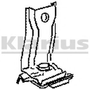 Кронштейн, система выпуска ОГ KLARIUS 430345