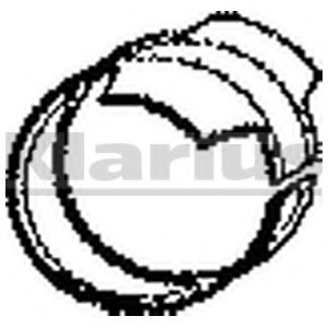 Кронштейн, система выпуска ОГ retec 605201