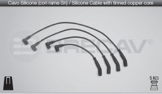 Комплект проводов зажигания BRECAV 03.506