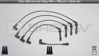Комплект проводов зажигания BRECAV 09.538