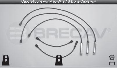 Комплект проводов зажигания BRECAV 09563