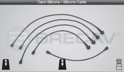 Комплект проводов зажигания BRECAV 10406