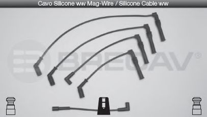 Комплект проводов зажигания BRECAV 10517