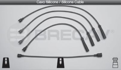 Комплект проводов зажигания BRECAV 25519