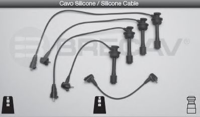 Комплект проводов зажигания BRECAV 33528