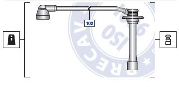 Провод зажигания BRECAV 9210270