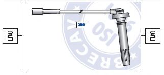 Провод зажигания BRECAV 9230955