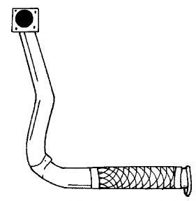 Труба выхлопного газа WALKER 12686
