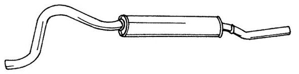 Глушитель выхлопных газов конечный SIGAM 12647