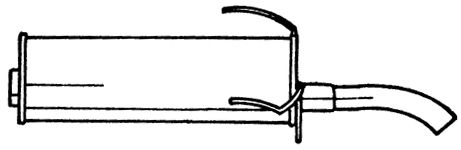 Глушитель выхлопных газов конечный SIGAM 45618