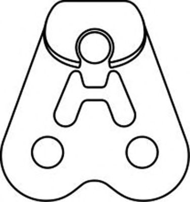 Кронштейн, система выпуска ОГ SIGAM 037011