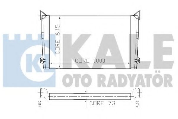 Интеркулер KALE OTO RADYATÖR 236900