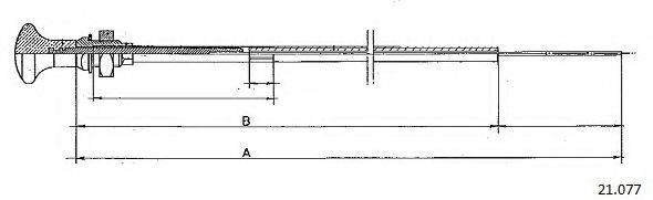 Тросик стартера CABOR 21077