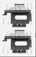 Комплектующие, колодки дискового тормоза BORG & BECK BBK1299
