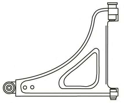 Рычаг независимой подвески колеса, подвеска колеса FRAP 1618
