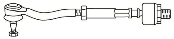 Поперечная рулевая тяга FRAP T/335
