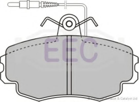 Комплект тормозных колодок, дисковый тормоз EEC BRP0710