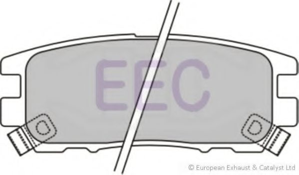 Комплект тормозных колодок, дисковый тормоз EEC BRP0794