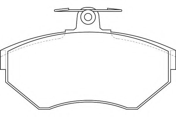 Комплект тормозных колодок, дисковый тормоз WAGNER WBP21945C