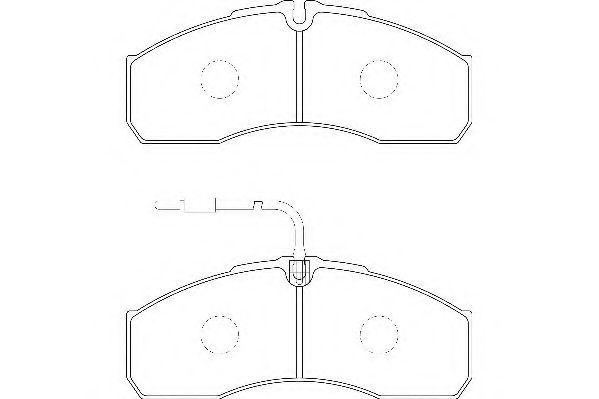 Комплект тормозных колодок, дисковый тормоз WAGNER WBP29160A