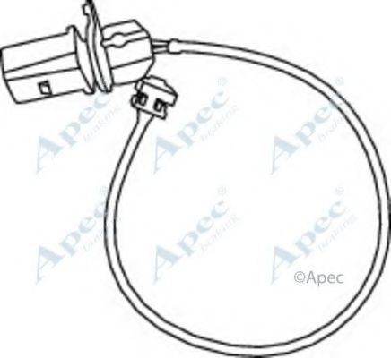 Указатель износа, накладка тормозной колодки APEC braking WIR5212