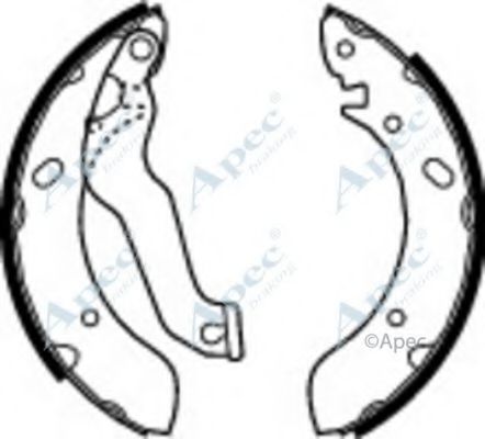 Тормозные колодки APEC braking SHU522