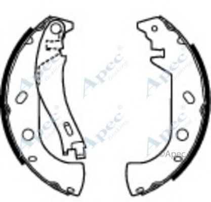 Тормозные колодки APEC braking SHU574