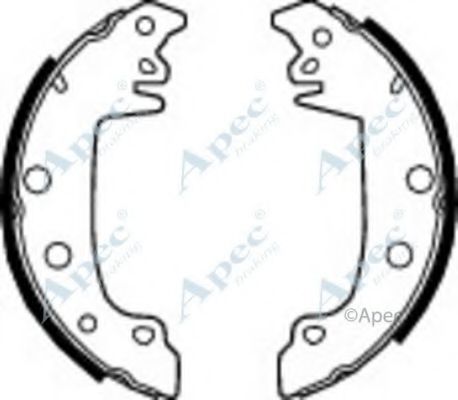 Тормозные колодки APEC braking SHU626