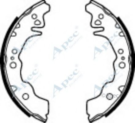 Тормозные колодки APEC braking SHU761