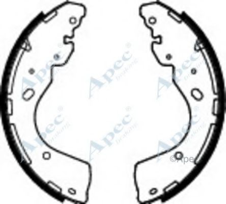 Тормозные колодки APEC braking SHU795