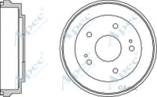 Тормозной барабан APEC braking DRM9918